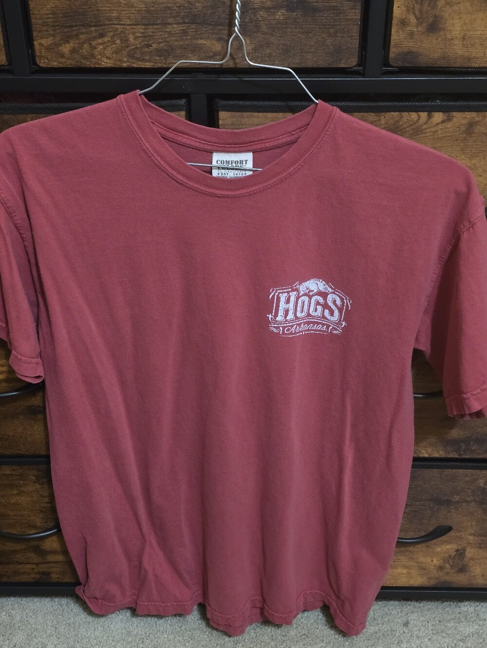 Arkansas Razorback Red Short-Sleeve Crewneck T-Shirt
